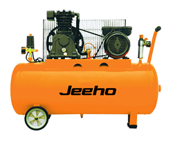 Belt driven air compressor BAL-0.17/8